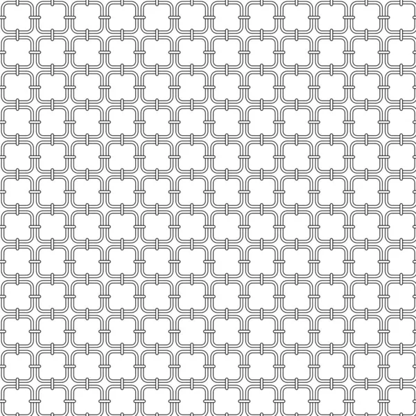 ブラックライン連動正方形ベクトルシームレスな背景パターン ベクターグラフィックス