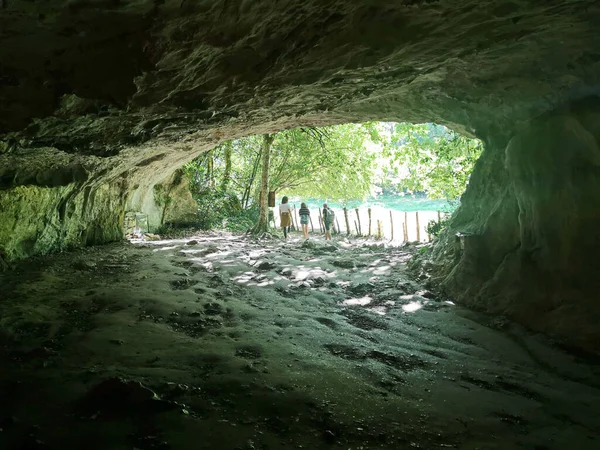 Σπήλαιο Zugarramurdi Ένα Μέρος Όπου Τελούνταν Ειδωλολατρικές Τελετές Και Ασκούνταν — Φωτογραφία Αρχείου