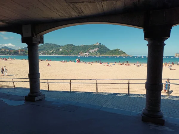 stock image Promotional photography of the city of San Sebastian, Euskadi,