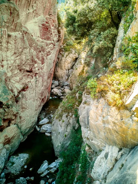 Parco Naturale Del Canyon Del Fiume Leza Rioja Spagna — Foto Stock