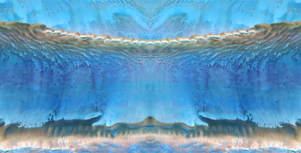 Tsunami Abstrakcyjna Symetryczna Fotografia Pustyń Afryki Powietrza Zdjęcie Koncepcyjne Filtr — Zdjęcie stockowe
