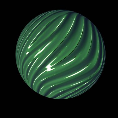 Çok boyutlu bir uzayda geometrik figüratif elementlerle soyut bileşim,