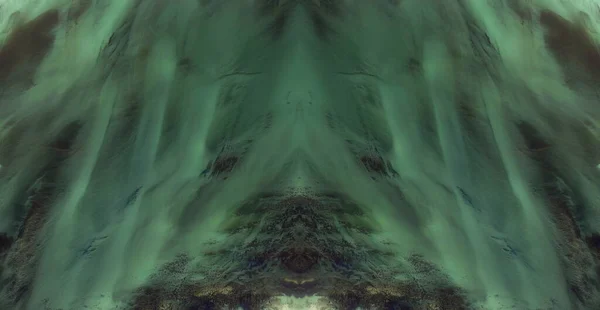 Зачарованный Лес Абстрактная Симметричная Фотография Пустынь Сша Воздуха Концептуальная Фотография — стоковое фото