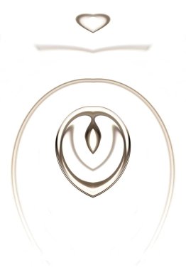 Dumanlı yaratıcı fotoğraflar, beyaz arka planda, kadın cinsiyetini taklit eden duman tarafından elde edilen simetrik soyut fotoğraflar..