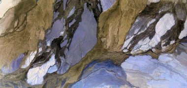 Huelva ili Riotinto 'daki bakır atık göleti, yüksek potansiyel kirlilik ve kirlenme riski,