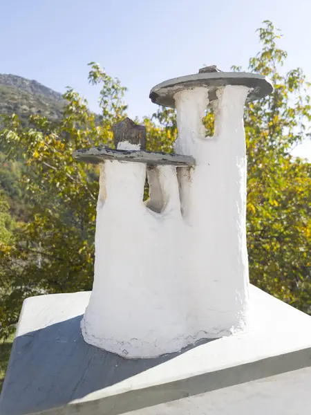 Pampaneira 'dan hatıra, geçitler, bacalar, Las Alpujarras, Granada, İspanya,