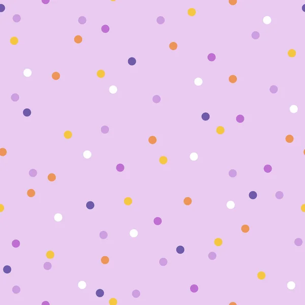 Σχέδιο Polka Dot Χωρίς Ραφή Χαριτωμένο Διάνυσμα Υφή Για Εκτύπωση — Διανυσματικό Αρχείο