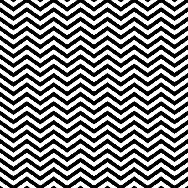 ジグザグでシームレスなパターン 黒と白の背景 包装用のテクスチャ — ストックベクタ