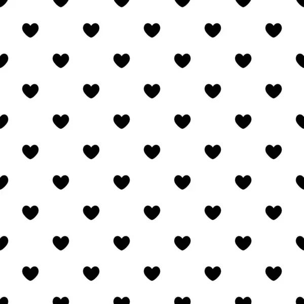 Heart seamless pattern. Simple vector background. Valentine's day.