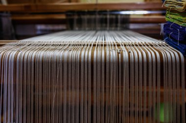 Odaklan. El yapımı. Ayrıntıları kapat. Tekstil endüstrisi