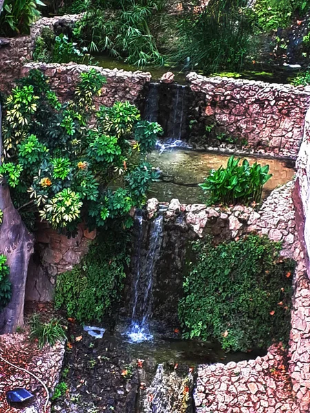 Cachoeira Mijas Uma Das Mais Belas Aldeias Brancas Sul Espanha — Fotografia de Stock