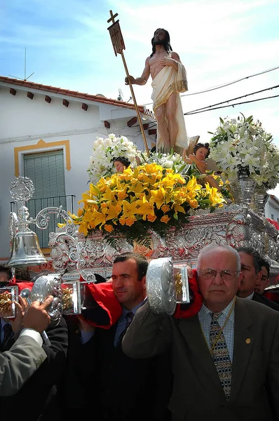 Procesiones Semana Santa Pueblo Benalmádena Costa Del Sol España Los —  Fotos de Stock