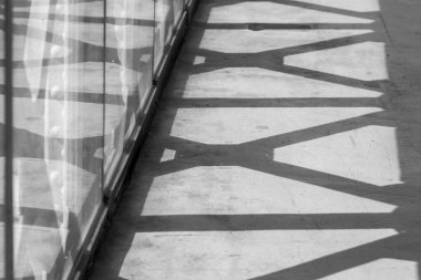 Metal çatının soyut arkaplanı