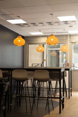 Modern otel odasının içi