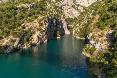İspanya 'nın kuzeyindeki dağlardaki kanyon.