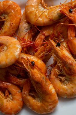 Lezzetli Asya yemeklerinin yakın görüntüsü