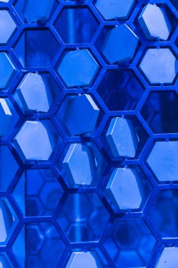 Altıgen arkaplan. 3D illüstrasyon, 3D canlandırma.