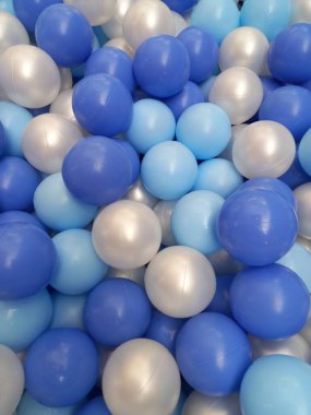 mavi plastik balonlar arka plan