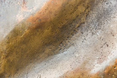 Sıvı suluboya ile kahverengi ve beyaz soyut arkaplan