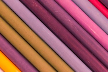 colorful background of colored pencils.