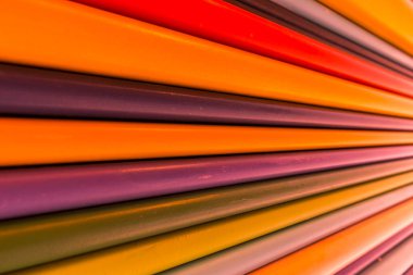 colorful background of colored pencils