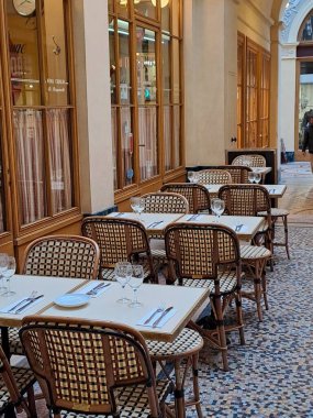 boş Restoran Paris, Fransa