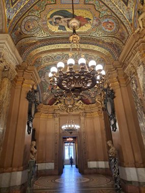 Barselona şehrinin içi.