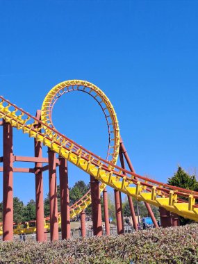 Lunaparkta hız treni