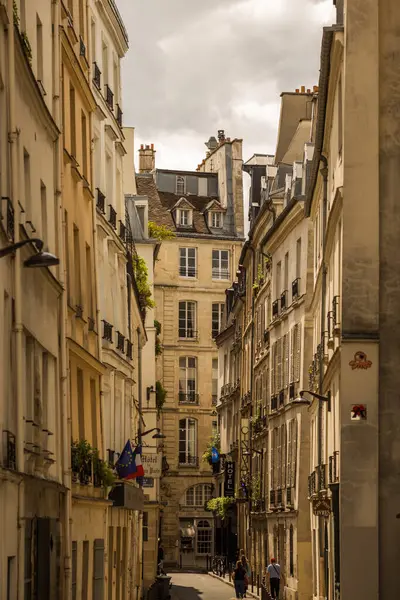 Eski kasaba manzarası, Fransa