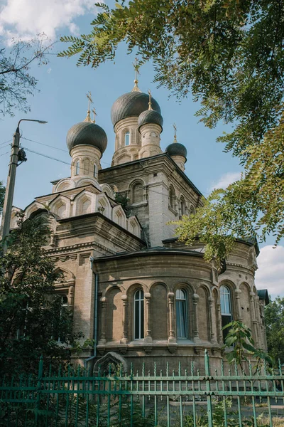 Mykolaiv, Ukrayna - 4 Eylül 2021. Kasperovskaya Katedrali. Tanrı 'nın Annesi Icon. 