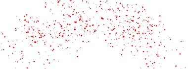 Kırmızı noktalar beyaz arka plandaki kan gibi. Üst noktanın rastgele soyut deseni. Çizim soyut tasarım. Metin, satış ve daha fazlası için duvar kağıdı dokusu