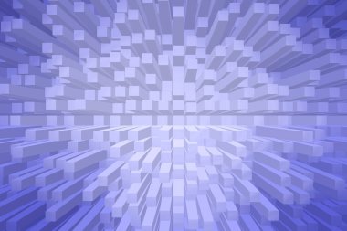 3d soyut mavi gradyan dışbükey efekti. Tasarımcı web sitesi fikirleri için kademeli olarak menekşe rengi, geometri afişi ve duvar kağıdı. Fütürist detaylar. Veritabanı Matris kavramı