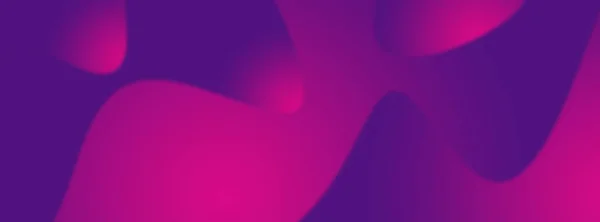 Abstract Blue Purple Liquid Wavy Shapes Futuristic Banner Glowing Retro Imagen De Stock