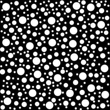Abstract background with black and white circles. Seamless pattern. Color black seamless retro polka dots pattern. Hand painted with light painted dots. Grunge bnw Wallpaper Watercolor confetti back