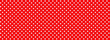  Modern white dots abstract red lady web banner background creative design.  Website wallpaper template for creators in graphic colors. Similar pattern for your ideas, celebration happy young comple