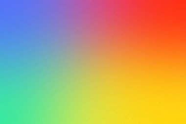 Abstract blurred gradient mesh studio background in vibrant rainbow colors. Colorful smooth banner template. Easy editable soft color illustration with no transparency used for display product, advert