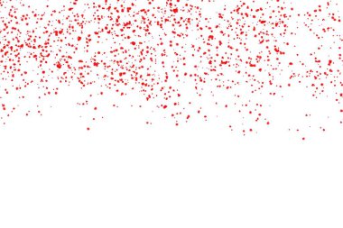 Red dots like blood on white background. Random Abstract pattern of upper part dot. illustration abstract design. wallpaper texture for print for text, sale and websites,  for display product