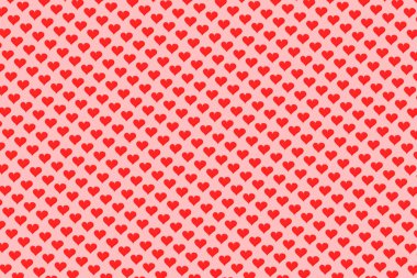 Abstract heart shape pink  background. Colorful banner template. Easy editable illustration for display product, advertisement, wallpaper, websites, card, greetings. Valentine's day, love, relatio