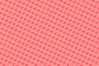 Abstract heart shape pink  background. Colorful banner template. Easy editable illustration for display product, advertisement, wallpaper, websites, card, greetings. Valentine's day, love, relatio