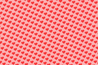 Abstract heart shape pink  background. Colorful banner template. Easy editable illustration for display product, advertisement, wallpaper, websites, card, greetings. Valentine's day, love, relatio