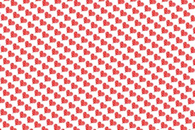 Abstract heart shape on pink background. Colorful banner template. Easy editable illustration for display product, advertisement, wallpaper, websites, card, greetings. Valentine's day, love, relatio