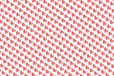 Abstract heart shape on pink background. Colorful banner template. Easy editable illustration for display product, advertisement, wallpaper, websites, card, greetings. Valentine's day, love, relatio