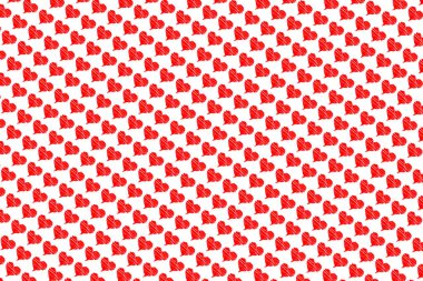 Abstract heart shape on pink background. Colorful banner template. Easy editable illustration for display product, advertisement, wallpaper, websites, card, greetings. Valentine's day, love, relatio