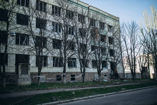 Mykolaiv Ukraina Mars 2023 Ryssland Slog Mykolaiv National University Uppkallad — Stockfoto
