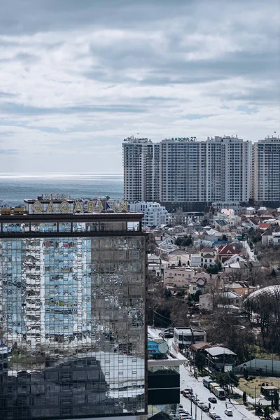 Одесса Украина Марта 2023 Года Вид Воздуха Отель Гагарин Курортный — стоковое фото
