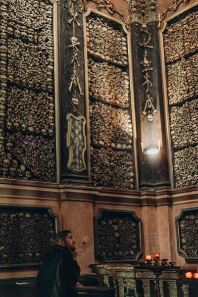 Milánó Olaszország 2023 Május San Bernardino Templom Csontokon Századi Ossuary — Stock Fotó