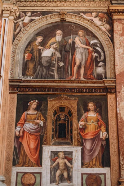 Milano Italiensk Mai 2023 Chiesa San Vittore Corpo Kirke Innsiden – stockfoto
