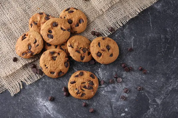 チョコレートチップクッキーの寿命 — ストック写真
