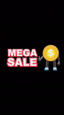 Reklam Pazarlaması İçin Mega Satışlı 3 Boyutlu Para Bozukluğu Karakteri.