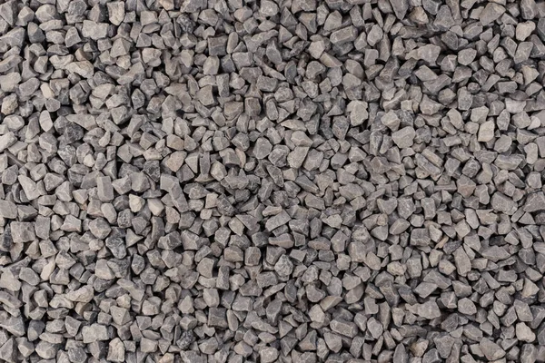 Crushed Stone Close Crushed Stone Construction Materials Small Stones Ground — Stock Photo, Image